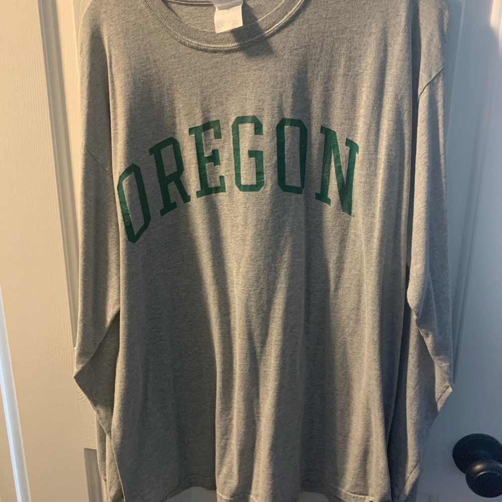 Gray Oregon Long Sleeve Shirt